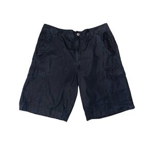 Converse Men’s Cotton Cargo Shorts in Navy Size 38 Pre-Owned